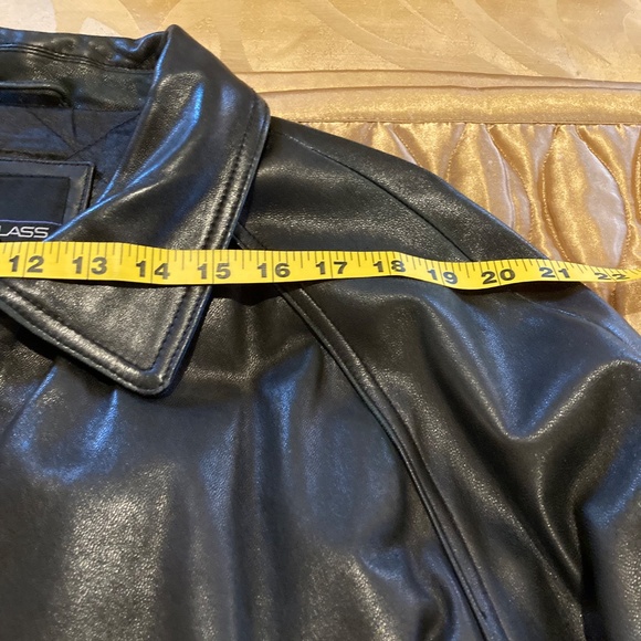 Vintage BILL BLASS Leather Bomber Jacket Black Size XXL - Picture 11 of 15